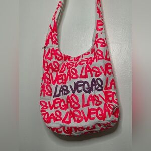 Stylish Pink and Purple Las Vegas Tote Bag